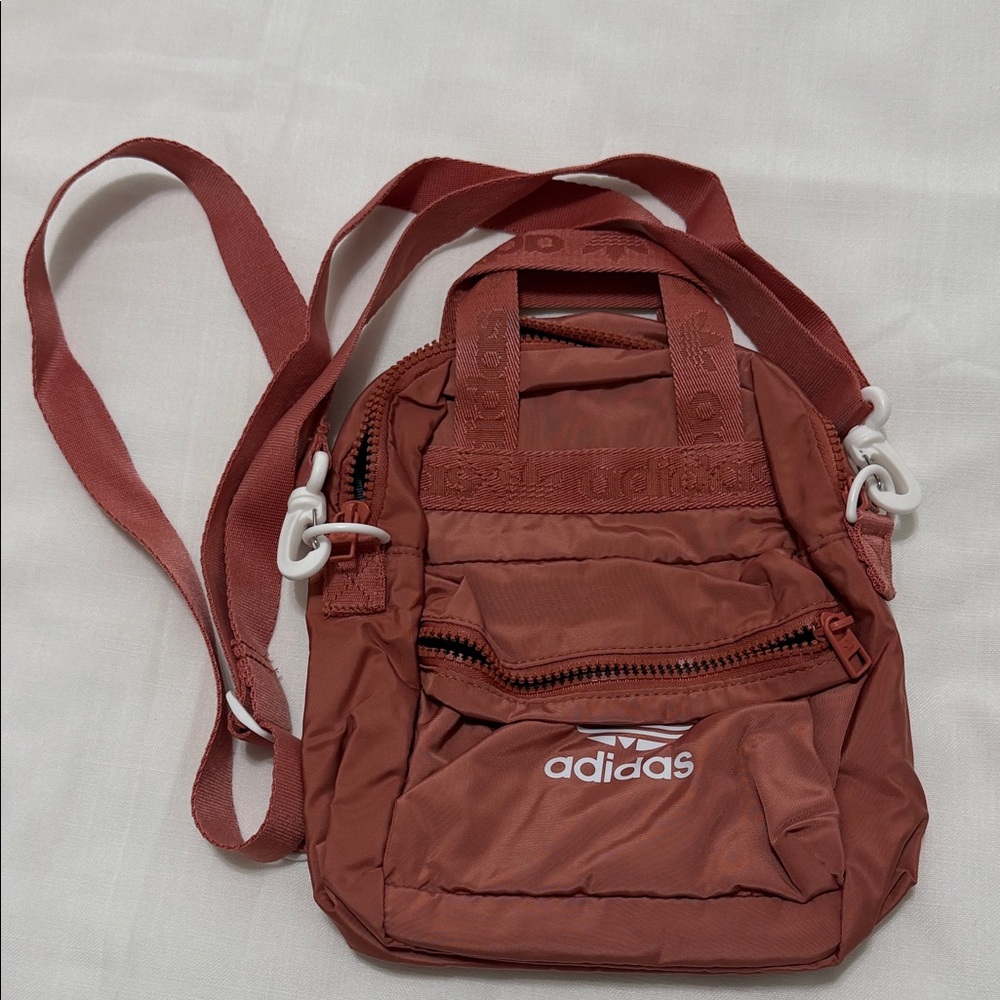$32 Adidas Brick Red Crossbody Bag regular price $69